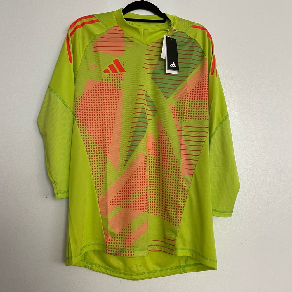 Men’s Adidas Tiro 24 Pro Goalkeeper Soccer Jersey Semi Solar Yellow Size XL